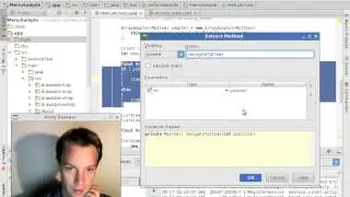 Android programming - a menu activity