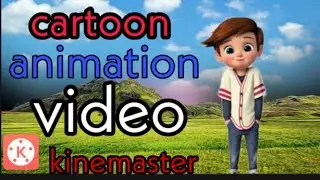 How To Create CARTOON ANIMATION Videos In KineMaster | Cartoon Animation | Tutoria