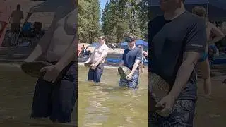 Walking on the Bottom of the Lake