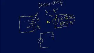 ES Lecture 9: Analysis of Capacitor circuits with initial conditions