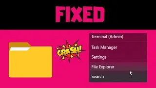 Windows 11 File Explorer CRASHING- SOLVED