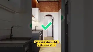 Gładkie łuki w Sketchup 