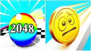 Ball Run number master 2048 (iOS) Vs Coin Rush (iOS)