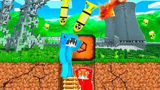 Desastre NUCLEAR vs BUNKER APOCALÍPITO en Minecraft