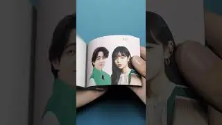 Duet Lisa & BTS V Singing Together "Perfect" FlipBook #edsheeran #flipbook #shorts