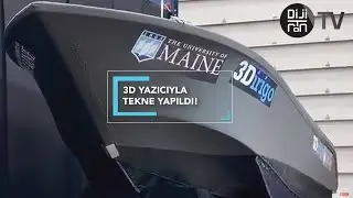 3D yazıcıyla tekne yapıldı