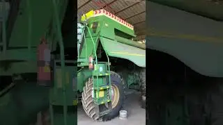 Установка предочистителей на комбайн John Deere #johndeere  #предочистители #сельхозтехника