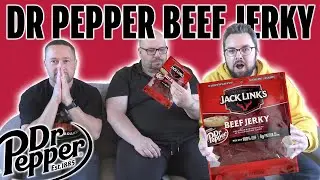 Dr Pepper Beef Jerky Review (Jack Links) 🇺🇸