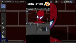 How to Easily Add Glowing Eyes in Blender Grease Pencil #shorts
