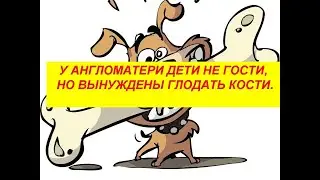 У англичанки дети не гости, но вынуждены глодать кости
