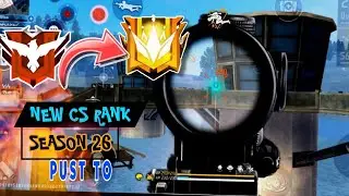New CS Ranked Season|Season 26||😅Push To Grandmaster||Jaunpuriya ff||#freefire
