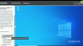 Testout｜Network +｜4.5.9 Lab： Configure an IPV6 Address