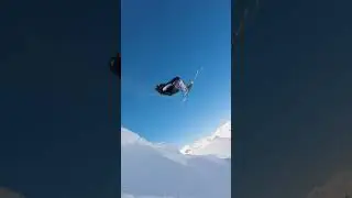 Does He Land this HUGE Double Backflip?  #skiing