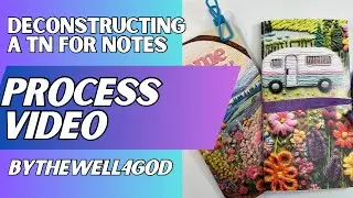 Deconstructing a Traveler’s Notebook for note taking - Bythewell4god - Come Away #biblejournaling