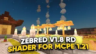 RENDER DRAGON & RINGAN! Zebra Shader MCPE 1.21 Render Dragon