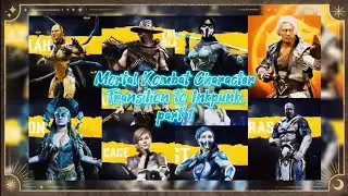 Karakter game Mortal Kombat transisi ke versi Inkpunk part.1 (AI Restyle) enjoy 😎