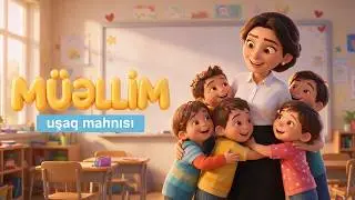 📚 Muellim – Usag Mahnisi | Muellimin Emeyi ve Deyeri | Musiqili Animasiya | 4K ✨🎵