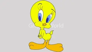 how to draw tweety in adobe illustrator