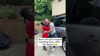 Just know English is not my first language 😂 #coupleshorts #funnyshortsvideo #shortscomedy