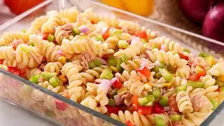 Ensalada de Pasta Fría con Atún - Receta Rápida, Fácil y muy Deliciosa