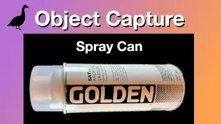 Apple's Photogrammetry of a Spray Can