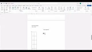 Shortcut Key for Table in Ms Word