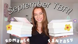 Let’s talk about all the books I want to read this month! | September TBR ♡