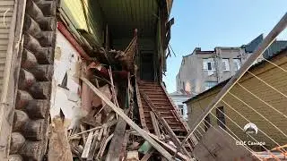 Повредили лестницу: в центре Самары остановили снос старинной усадьбы
