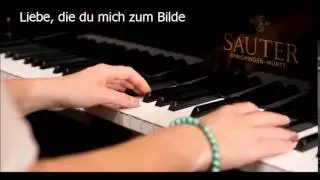 Liebe, die du mich zum Bilde - Piano