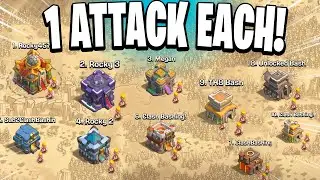 Can I Get a Perfect War with Only 1 Attack Per Account? - Clash of Clans