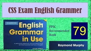 079-English Grammar in Use by Raymond Murphy Lesson 79 - Unit 79 - Singular and Plural.
