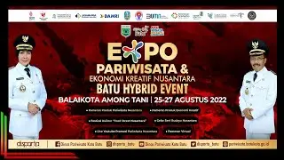 expo pariwisata & ekoni kreatif nusantara batu hybride event