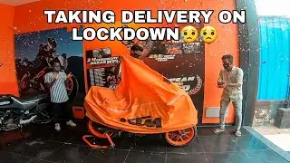 TAKING DELIVERY OF NEW BIKE DURING LOCKDOWN | KTMRC200 BS6 | 