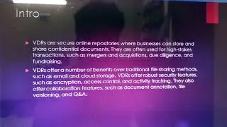 What Makes a Virtual Data Room Secure