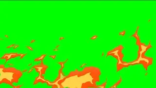 free green screen flame effect