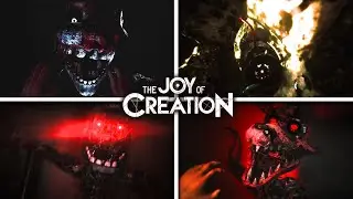 The Joy of Creation - ALL Jumpscares & Cutscenes (TJOC: Demo)