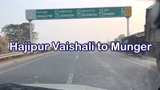 Hajipur (Vaishali) to Munger by road Wagon R CNG #roadtrip #familyvlog #wagonr #cng