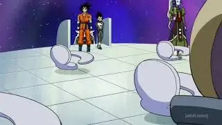 Goku and Vegeta meets UNIVERSE 6'S SAIYAN