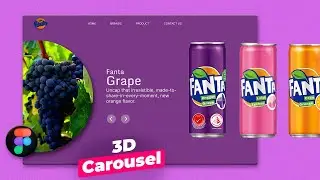 Figma Tutorial : 3D Carousel Animation / Prototyping Tutorial In Figma ⚡