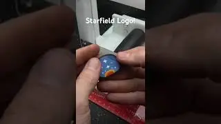 The Starfield logo polymer clay cane #clayart #shortsexcellence #starfield