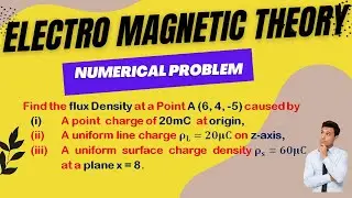 Calculation of Electric Flux Density Due to Different Type of Charge In Electrical field