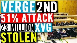 Verge 2nd Attack - 23 Million XVG Stolen ($1.4 Million),  Verge Partnership + FUD Police Drama