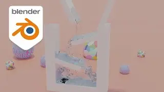 Satisfying Water Animation | Blender | Gaming Project