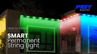 Permanent String Light Installation