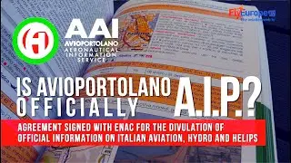 Avioportolano officially becomes A.I.P - Agreement with ENAC to publish data for flying in Italy