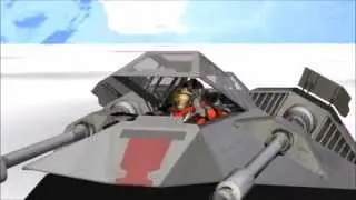 Snowspeeder vs Imperial Walker