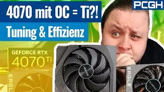 RTX 4070 zur 4070 Ti übertakten? Geht das?! | OC, UV, Effizienz, Fps pro Watt & mehr 📈