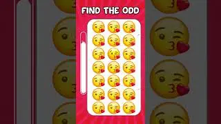 FIND THE ODD ONE OUT😂147 | EMOJI QUIZ #howgoodareyoureyes #emojichallenge #puzzlegame #quiz