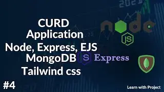 CURD Application Node  Express  Ejs Mongodb tailwind css server create  ejs  tailwind css setup #4