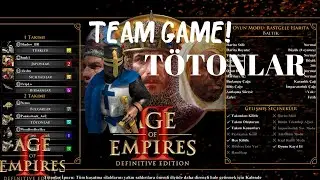 AGE OF EMPİRES 2 TÜRKÇE | 4V4 BALTIK | DENİZİ KAYBETTİKTEN SONRA MAÇ NASIL KAZANILIR | 